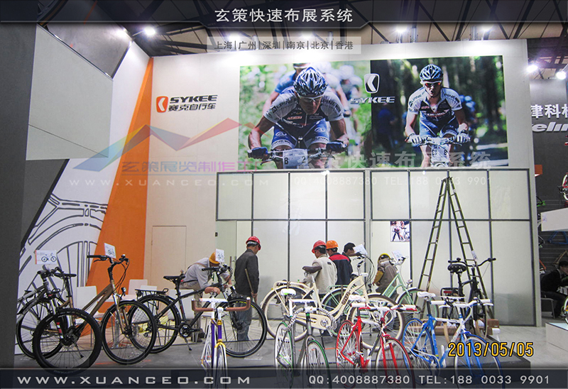 赛克展台搭展-自行车展展台搭展-上海91视频影院展览工厂03
