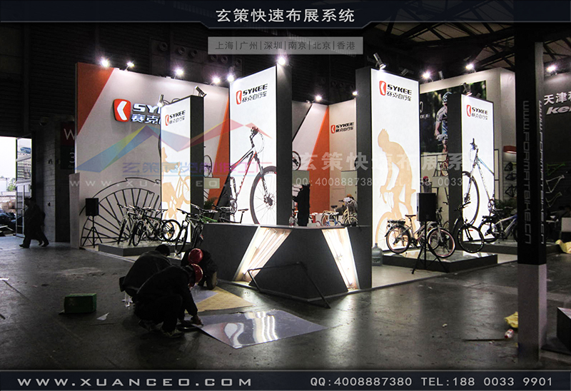 赛克展台搭展-自行车展展台搭展-上海91视频影院展览工厂05