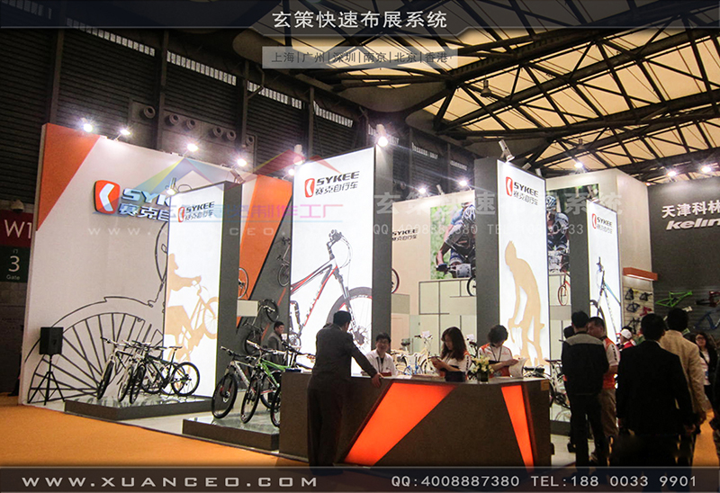 赛克展台搭展-自行车展展台搭展-上海91视频影院展览工厂07