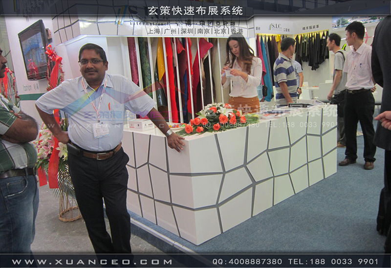 铭博·SIC展台搭展-皮革展展台搭展-上海91视频影院展览工厂07