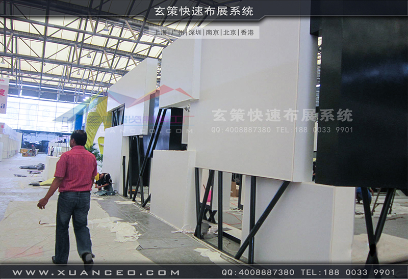 鲁泰纺织91视频网站入口-纺织展展台搭展-上海91视频影院展览工厂10
