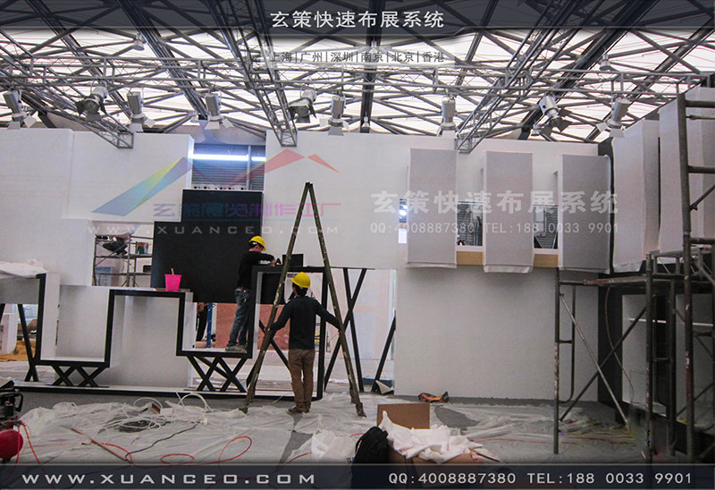 鲁泰纺织91视频网站入口-纺织展展台搭展-上海91视频影院展览工厂13