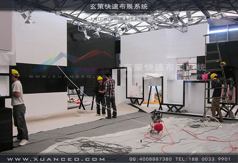 鲁泰纺织91视频网站入口-纺织展展台搭展-上海91视频影院展览工厂14