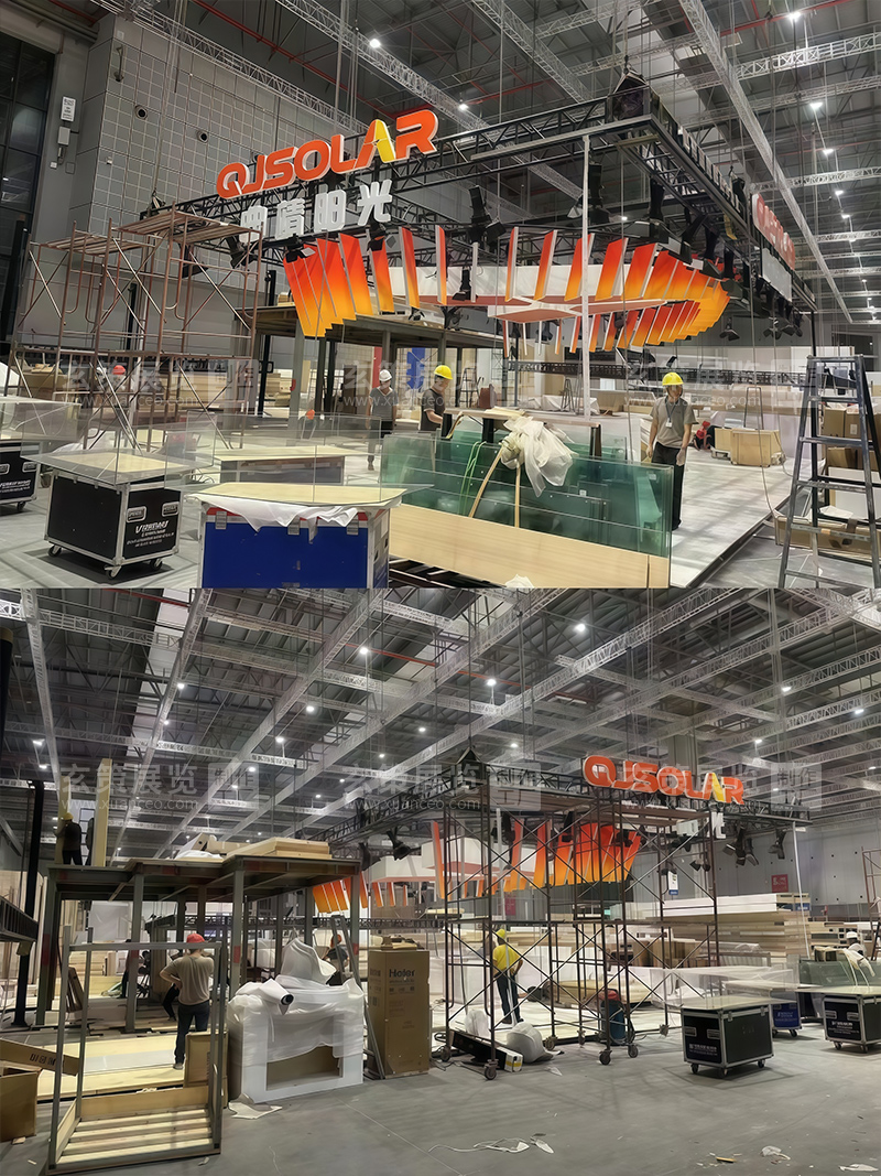 SNEC光伏展-曲靖阳光展台进馆搭建 SNEC光伏展-曲靖阳光展台进馆搭建
