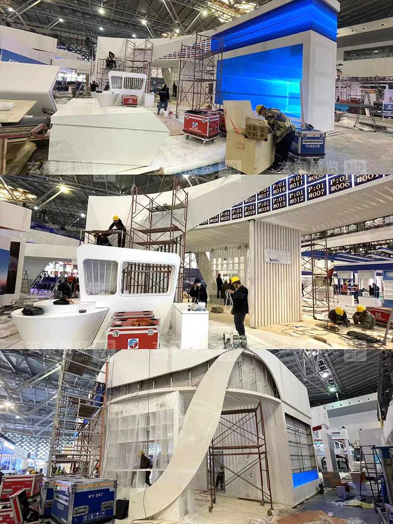 中国品牌日-东方航空展台进馆搭建 中国品牌日-东方航空展台进馆搭建